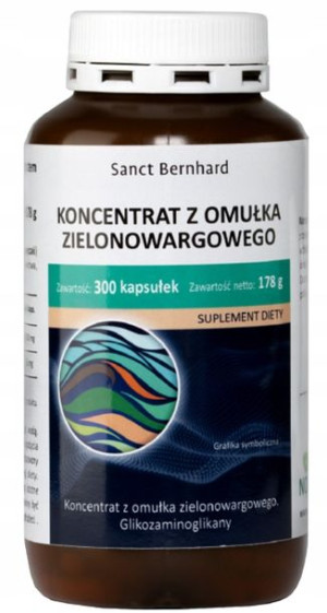 Omułek Zielonowargowy Sanct Bernhard 300 kapsułek
