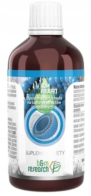 NANOBARTO Liposomalna Formuła na Boreliozę 100ml