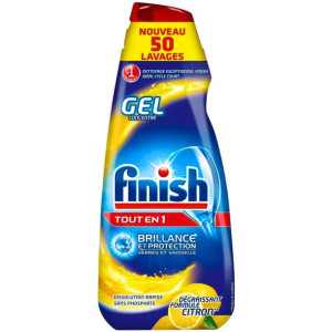 Finish Intensywny Żel do Zmywarki All in One Lemon