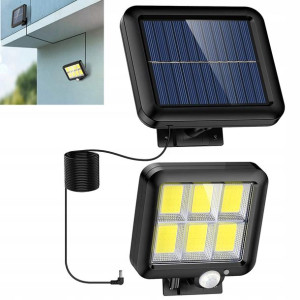 Lampa Solarna 120 Led Z Czujnikiem Ruchu Zmierzchu