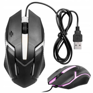Myszka Mysz Gamingowa Rgb Led Dla Graczy 1200 Dpi