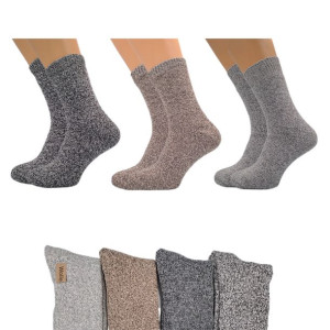 3x Skarpety Wełniane Męskie Premium Super Ciepłe