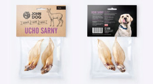Gryzak suszony dla psa John Dog Ucho sarny