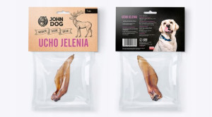 JOHN DOG Ucho jelenia 1szt