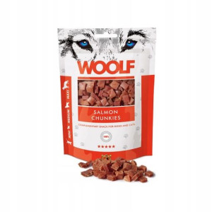 Przysmak Woolf Salmon Chunkies 100g z łososiem