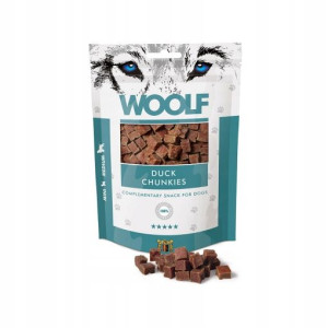Przysmak dla psa Woolf Duck Chunkies 100g