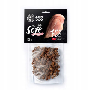John Dog Soft Bites Chapsy Kurczaka Szwajcarskiego