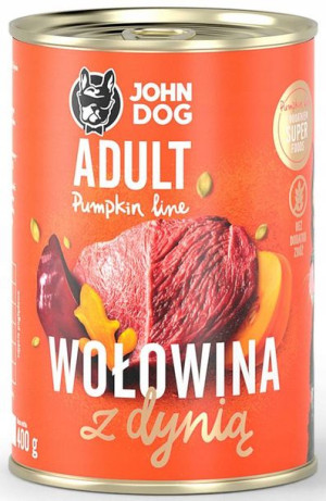 John Dog Pumpkin Line Wołowina z dynią 400g