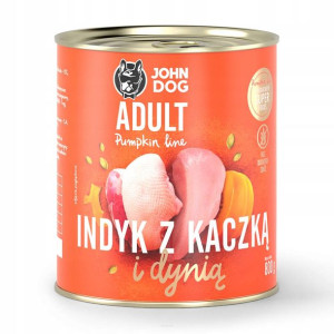 John Dog Pumpkin Indyk Kaczka Z Dynią 800g