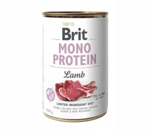 Karma mokra Brit Mono Protein Lamb jagnięcina 400g