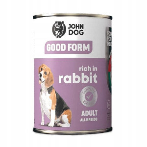 John Dog Good Form Bogata w Królik 400 g