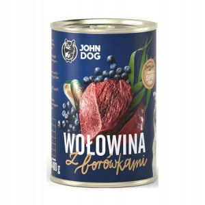 John Dog Berry adult wołowina z borówkami 400g