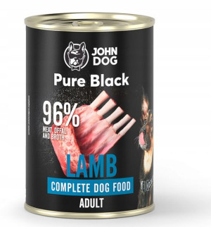 John Dog Pure Black Lamb Jagnięcina 400g