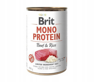 BRIT MONO PROTEIN Beef&Brown Rice 400g