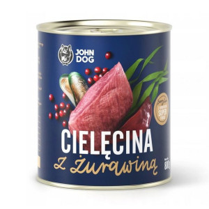 John Dog Berry Line cielęcina z żurawiną 800g