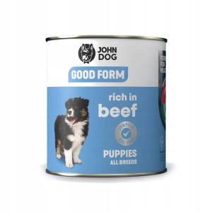 John Dog Good Form 800g Bogata Wołowinę Szczeniak