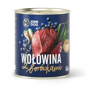 John Dog Berry Line 800g Wołowina Z Borówkami