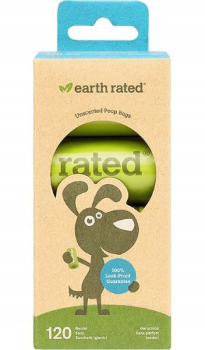 Earth Rated Woreczki 8x15 Bezzapachowe Ekologiczne
