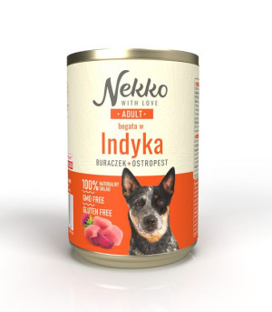 NEKKO Adult Indyk, Burak, Ostropest 400g