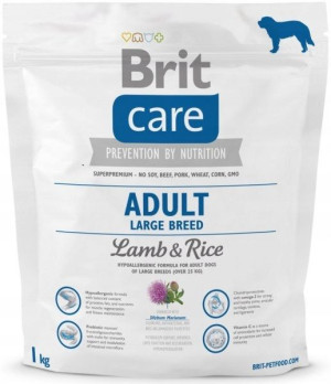 Brit Care Jagniecina z Ryżem Adult Duże 1KG