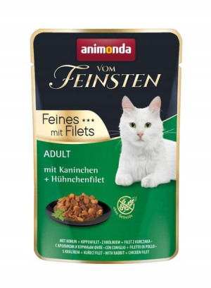 ANIMONDA Vom Feinsteint królik filet kurczaka 85g