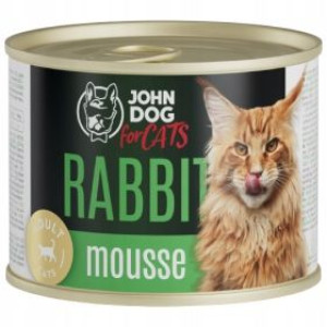 John Dog for Cats Kot Mus Królik 200g