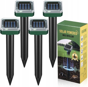 Silny Odstraszacz Kretów Na Krety Solarny 4 Sztuki
