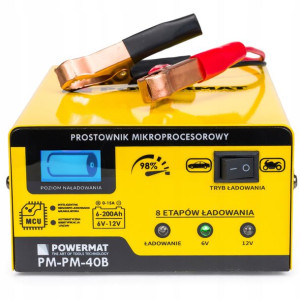 Prostownik MIKROPROCESOROWY 6V 12V Akumulatorowy