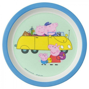 Talerz fi 18 bez BPA Świnka Peppa