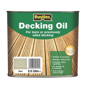 Rustins Decking Oil olej do tarasów taras dąb 2,5l
