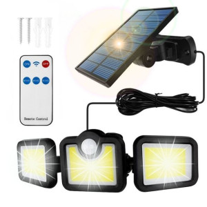 Lampa Solarna Uliczna Led 171 Cob 3 Tryby Pracy