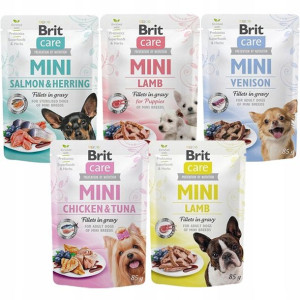 Brit Care Mini MIX 5 SMAKÓW 5x85g
