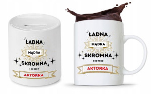 Zestaw Dla Aktora Aktorki Kubek + Skarbonka
