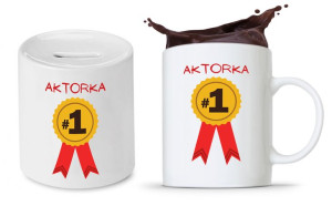 Zestaw Dla Aktora Aktorki Kubek + Skarbonka