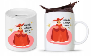 Zestaw Dla Aktora Aktorki Kubek + Skarbonka
