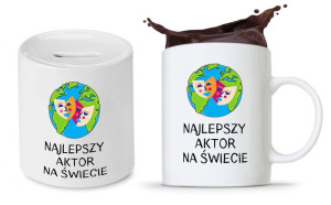 Zestaw Dla Aktora Aktorki Kubek + Skarbonka