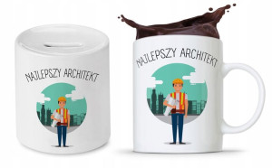 Zestaw Dla Architekta Na Prezent Kubek + Skarbonka