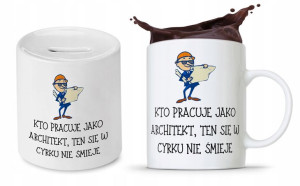 Zestaw Dla Architekta Na Prezent Kubek + Skarbonka