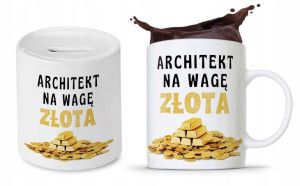 Zestaw Dla Architekta Na Prezent Kubek + Skarbonka