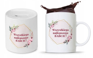 Zestaw Dla Babci Dzień Babci Kubek + Skarbonka
