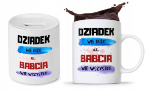 Zestaw Dla Babci Dzień Babci Kubek + Skarbonka