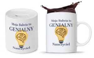 Zestaw Dla Babci Dzień Babci Kubek + Skarbonka