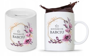 Zestaw Dla Babci Dzień Babci Kubek + Skarbonka