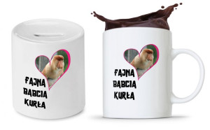 Zestaw Dla Babci Dzień Babci Kubek + Skarbonka