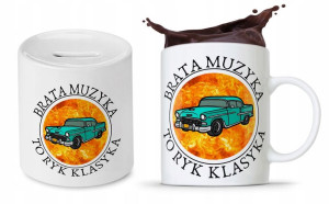 Zestaw Dla Brata Na Prezent Kubek + Skarbonka
