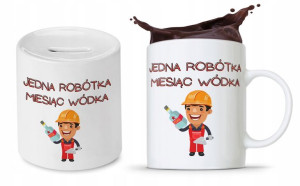 Zestaw Dla Budowlańca Fachowca Kubek + Skarbonka