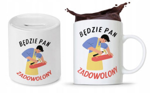 Zestaw Dla Budowlańca Fachowca Kubek + Skarbonka