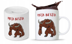 Zestaw Dla Chłopaka Męża Prezent Kubek + Skarbonka