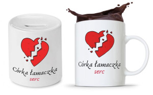 Zestaw Dla Córki Prezent Kubek + Skarbonka