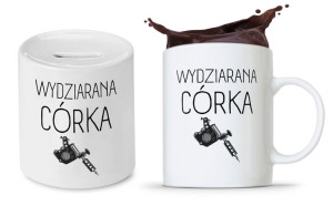 Zestaw Dla Córki Prezent Kubek + Skarbonka